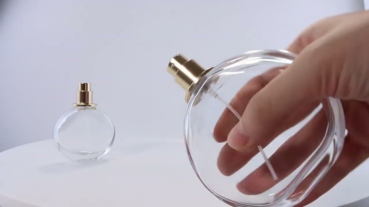 perfume bottle， Clean lines, sleek glass, and the perfect vessel for your signature scent.