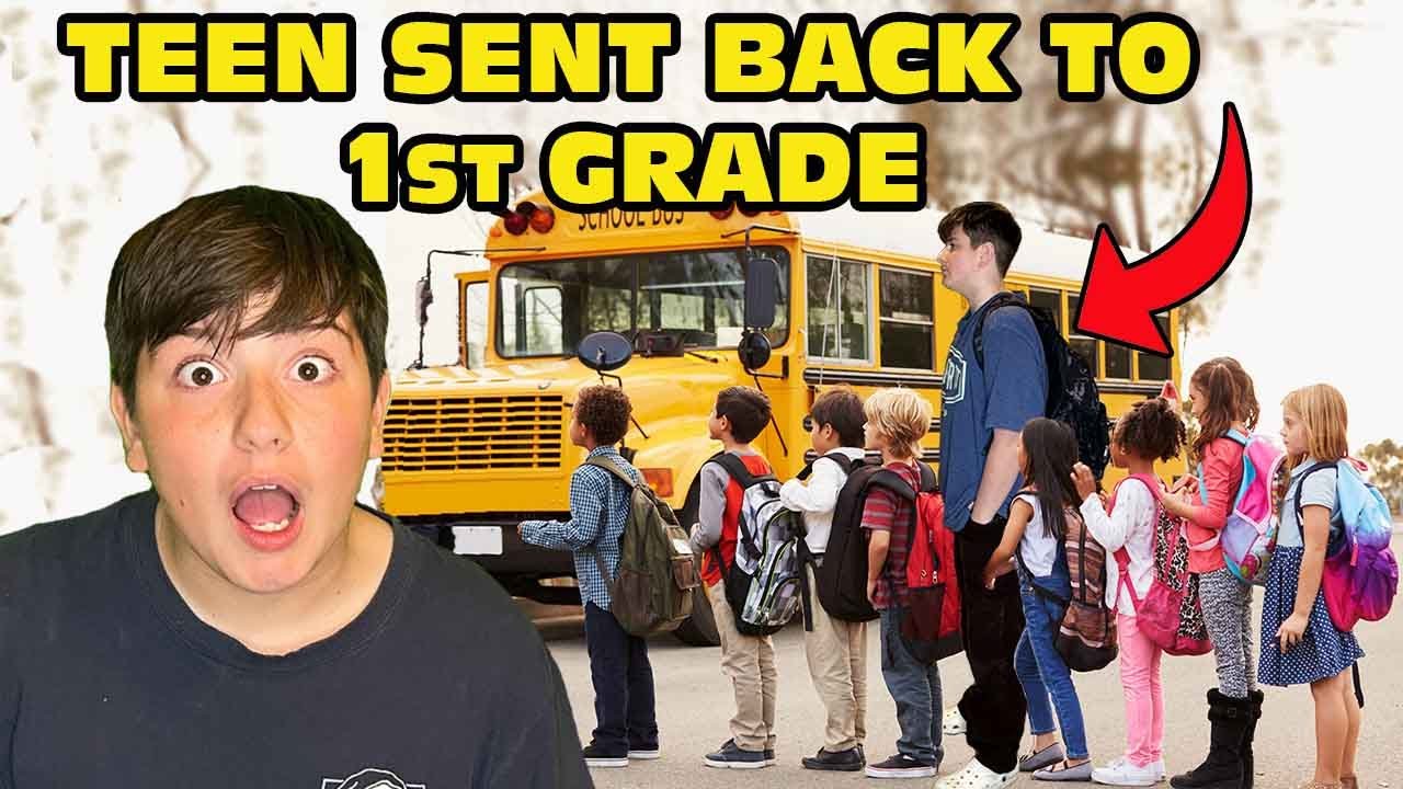 Kid Temper Tantrum Sent Back To The 1st Grade In Elementary School! [Original]