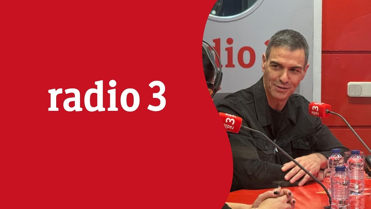 Pedro Sánchez visita radio 3