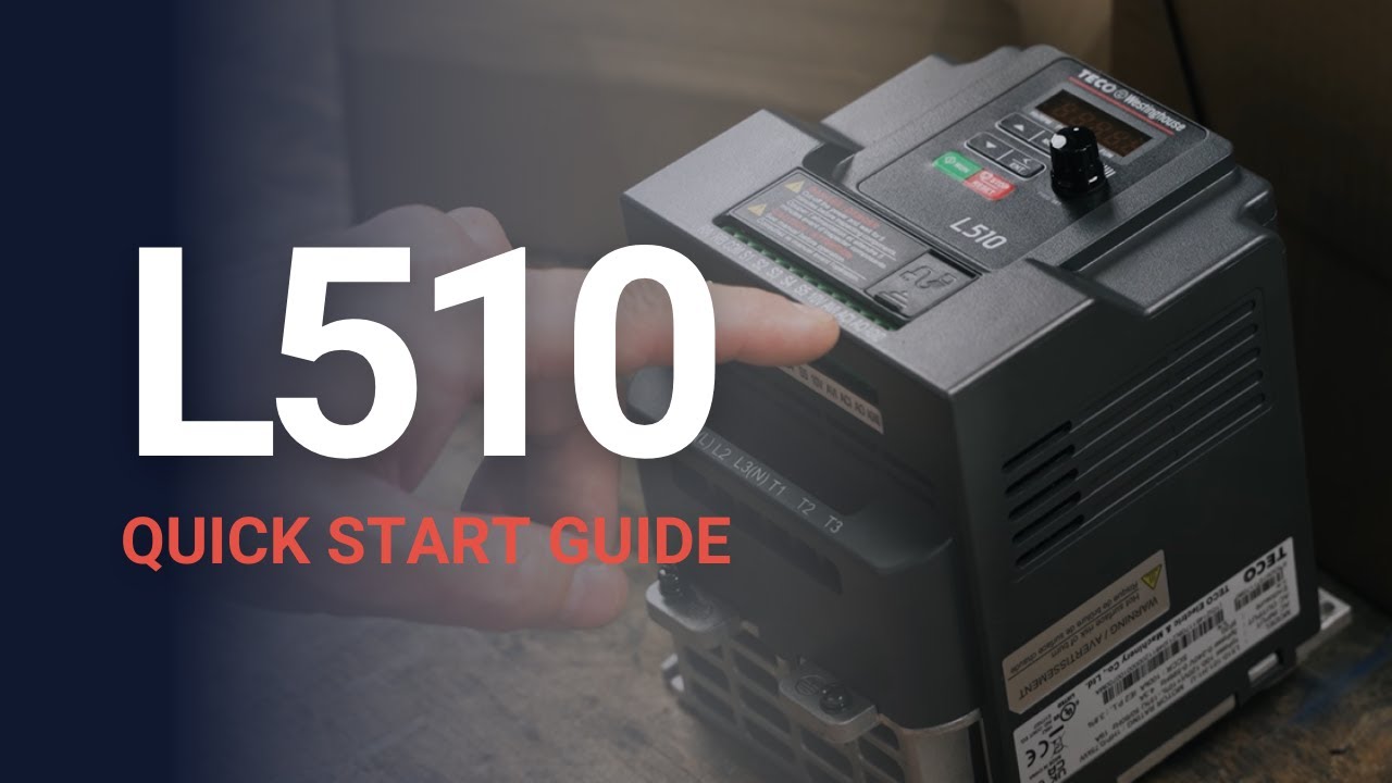 L510 TECO Westinghouse VFD | Краткое руководство пользователя