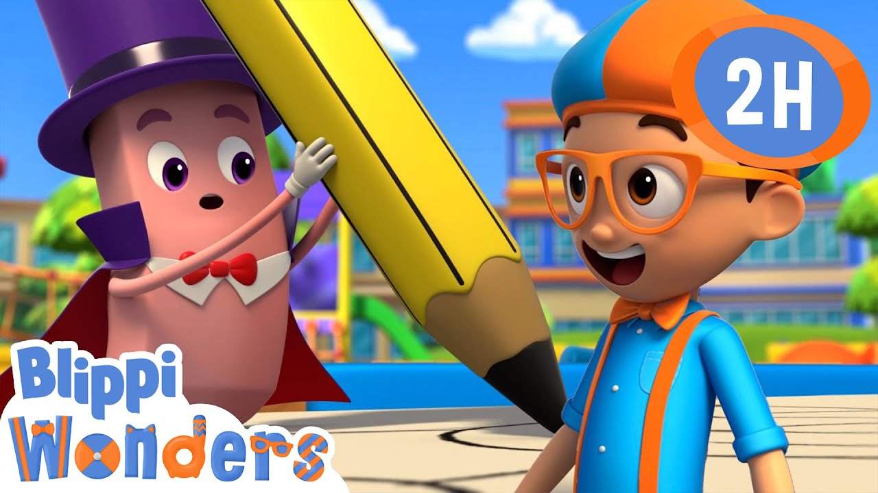 Erase and Amaze! Blippi Meets a Magical Eraser 🧽🎩✨ | Blippi Wonders | Moonbug Kids