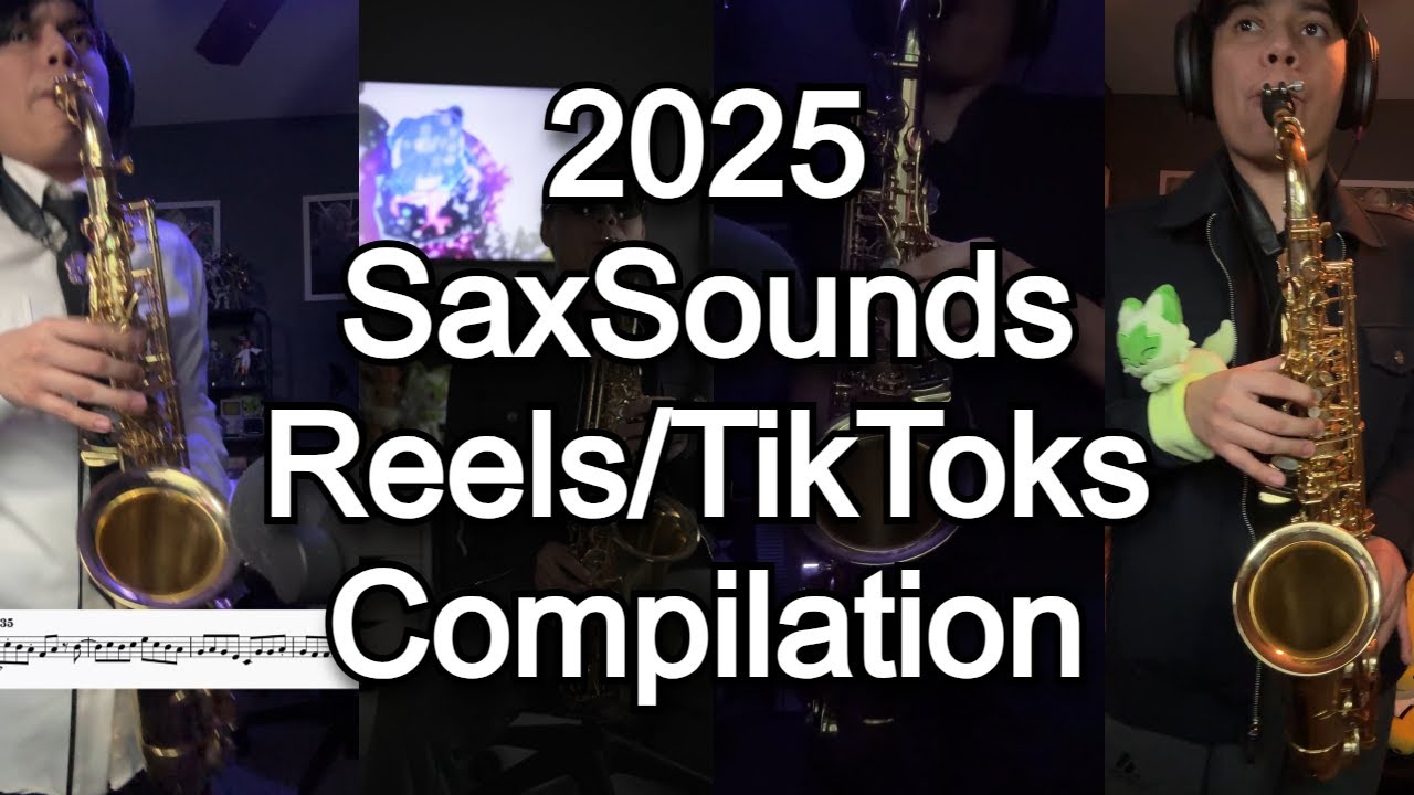 (Almost) Every TikTok/Reel that I posted in 2025 - |SaxSounds|