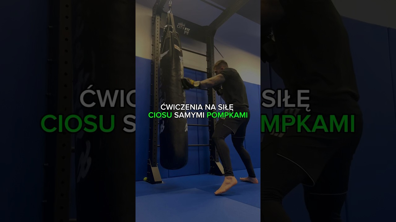 Ćwiczenia na siłę ciosu samymi POMPKAMI! 
