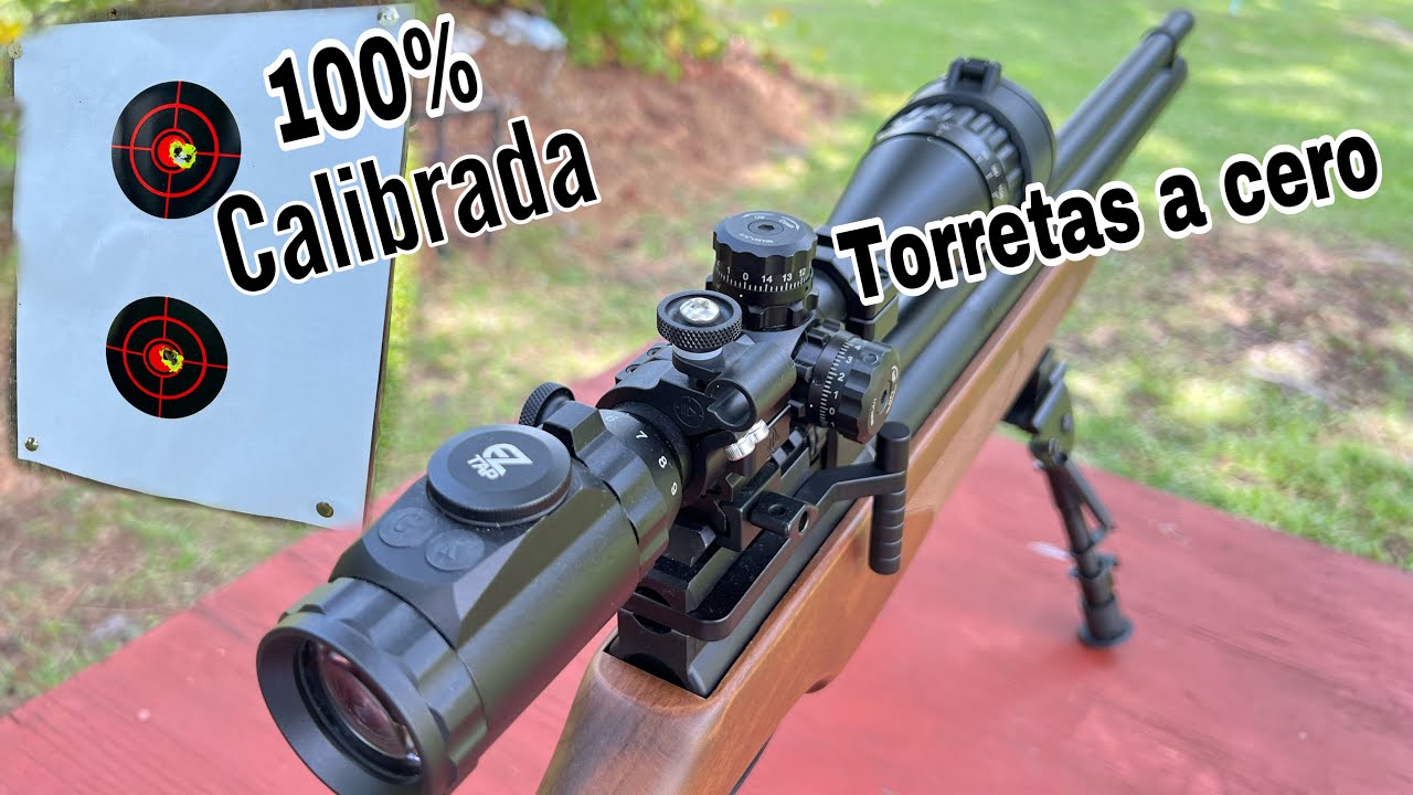 Como Calibrar una mira y como Ponerla a cero(mi método 2022 #pcpairrifle