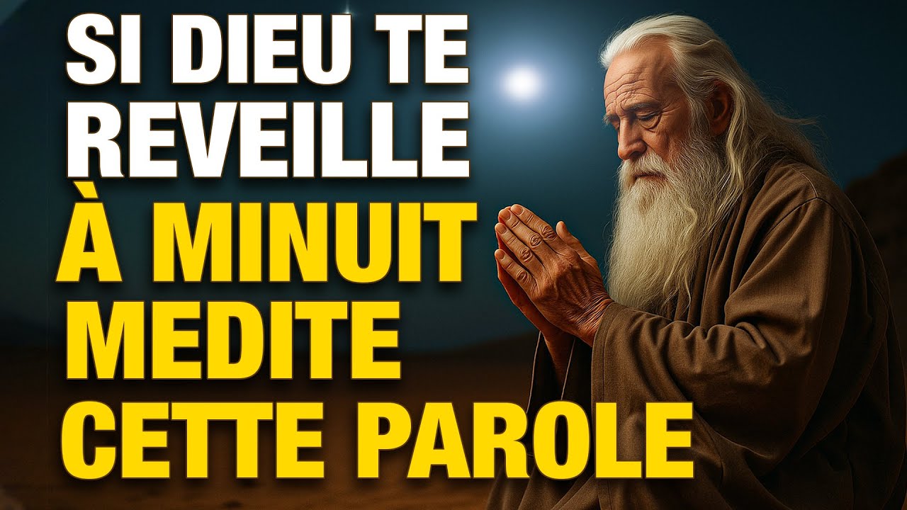 Si Dieu te réveille à minuit, ne te rendors pas – Voici ce qu’Il veut