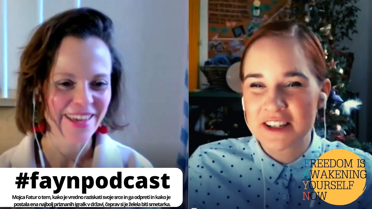 F.A.Y.N.  podcast z Majo Monrue - Mojca Fatur o odpiranju srca, rušenju zidov in smetarskih sanjah