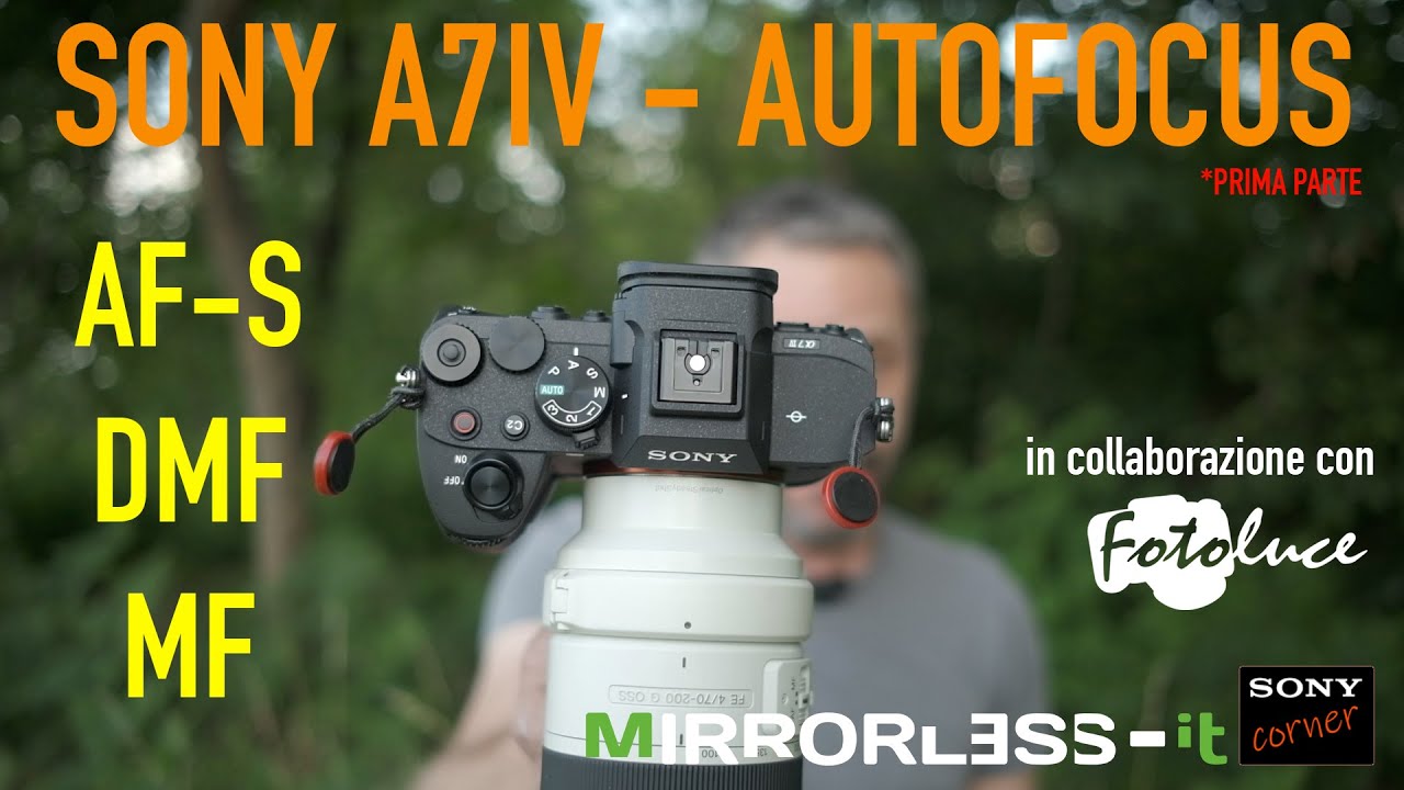 AUTOFOCUS SONY - modalità e aree di messa a fuoco della Sony A7IV - prima parte AF-S, DMF, MF