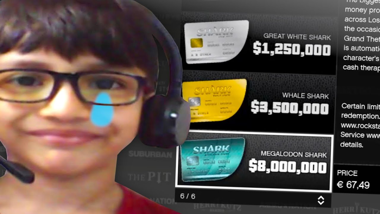 This is what happens when you buy a sharkcard...