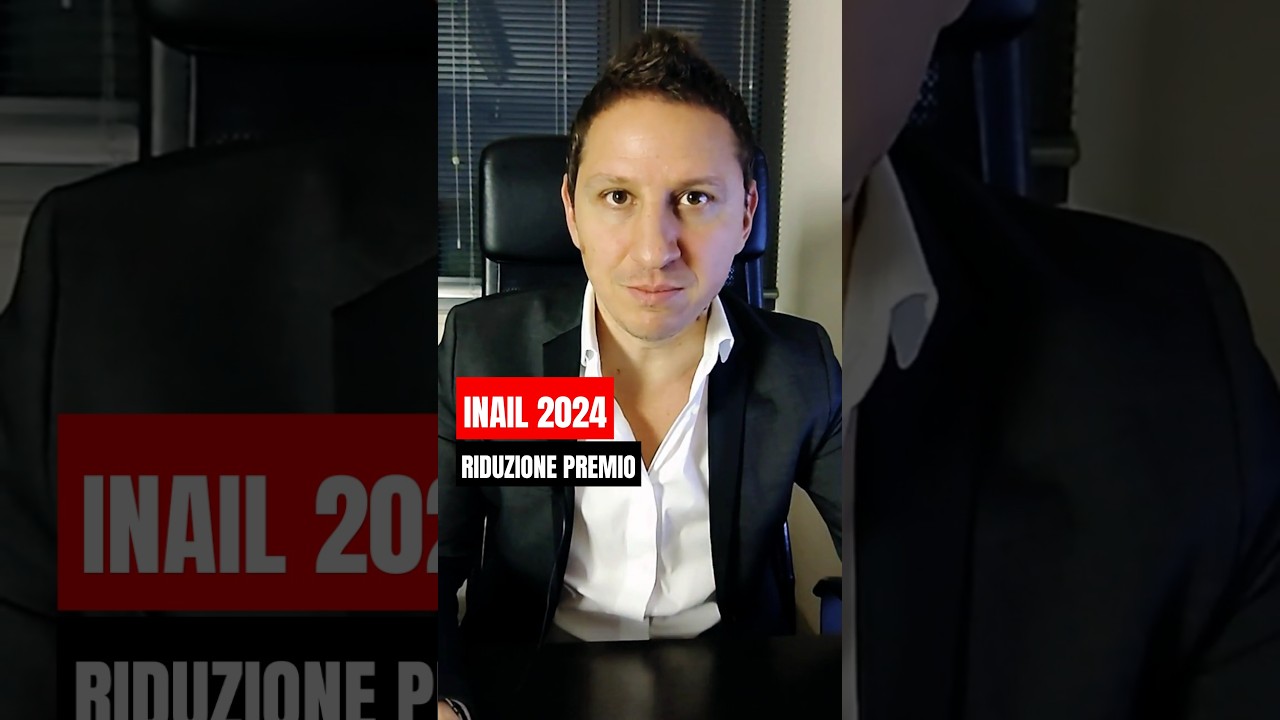 Riduzione premio INAIL artigiani. Come e chi pu&ograve; richiedere lo sconto 2024 #commercialista #inail