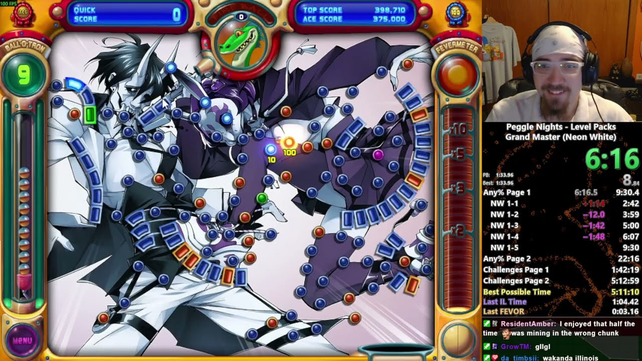 Peggle Nights - Neon White: Grand Master 1:41:57