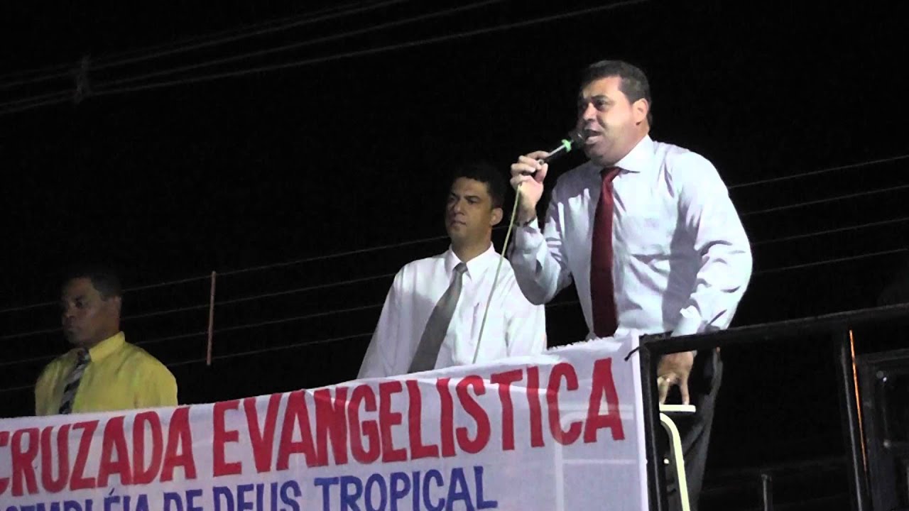 Prega&ccedil;&atilde;o &ndash; 1&ordf; Grande Cruzada Evangelistica  Campo Alto &ndash; Contagem &ndash; MG HD