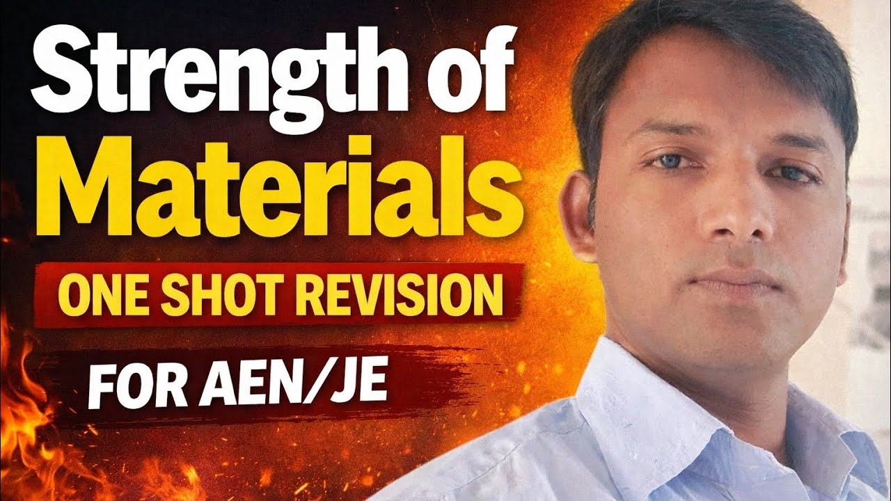 Strength of Materials MCQ | One Shot Revision | NAIR Pattern | LDCE AEN/JE 2026@LDCECRACKER2.0 