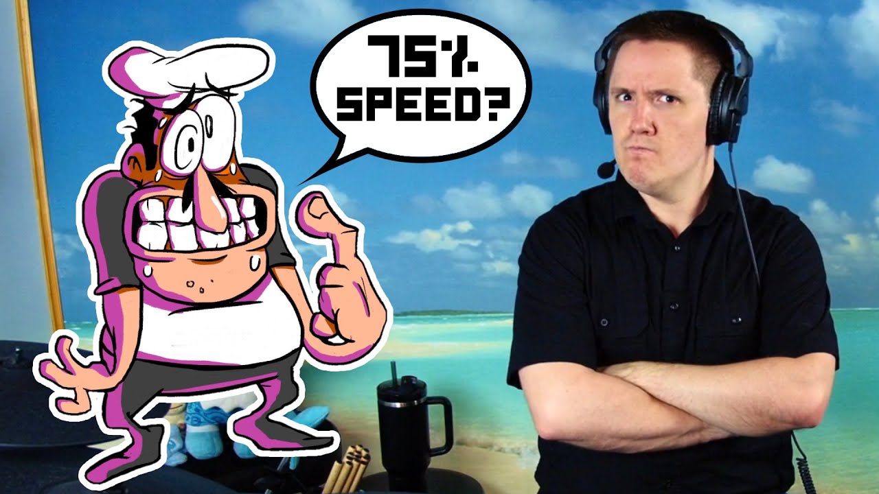Drumming To It's Pizza Time But It's At 75% Speed!