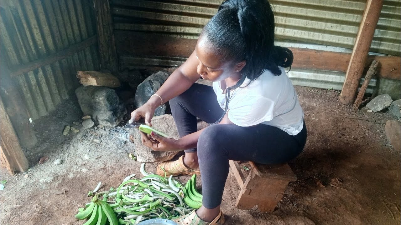 My morning routine in the village.