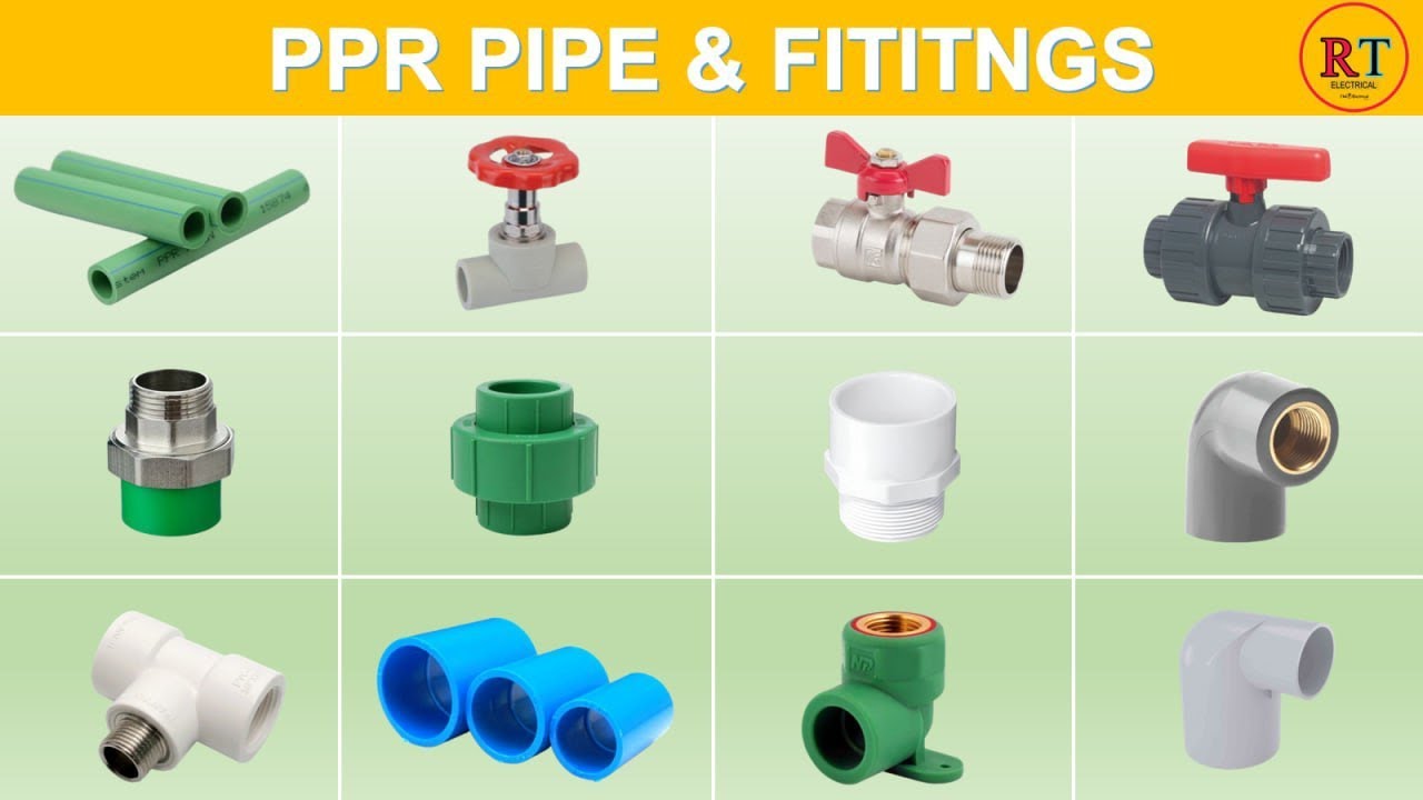 PPR Pipe and Fittings Equipment Picture Names