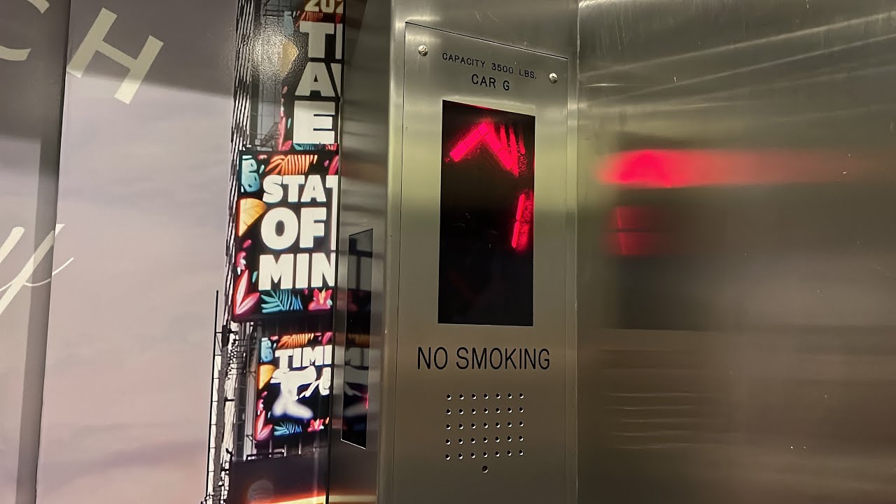 Famous Schindler Port (Fmr Miconic 10) Elevators at New York Marriott Marquis, New York City NY