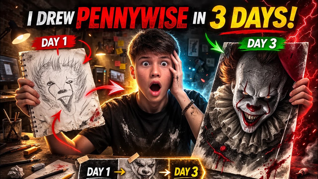 I Tried to Fix My Old Pennywise Drawing