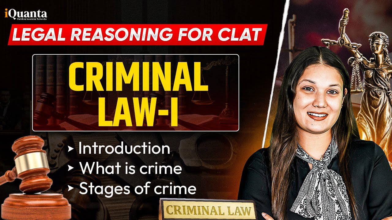Criminal Law Introduction for CLAT 2027 | Crime, Mens Rea & Actus Reus Explained Clearly