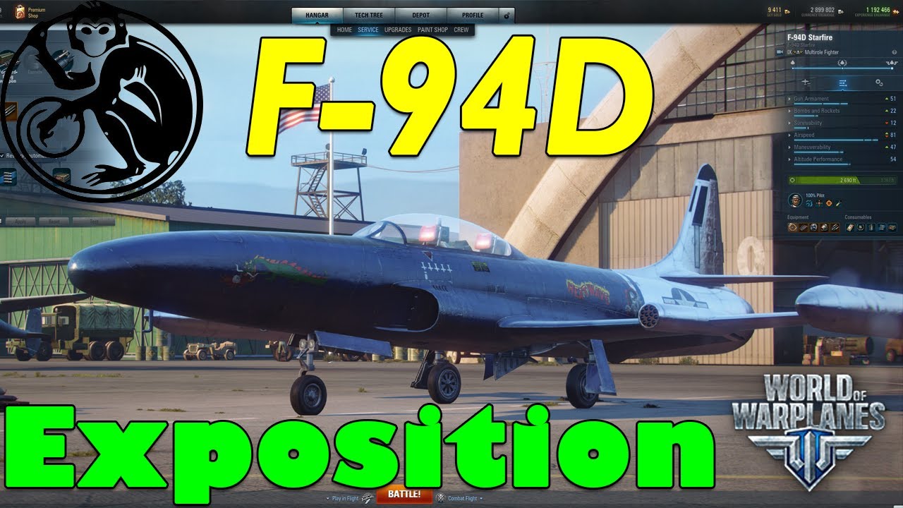 World of Warplanes - F-94D | Exposition