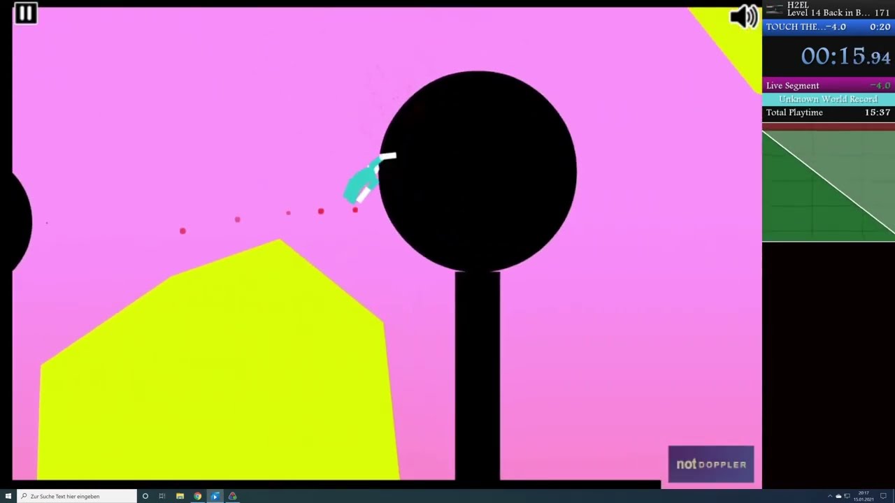 Hanger 2 - Endless Level Pack, Level 14 Speedrun (Back In Black Forest) in 