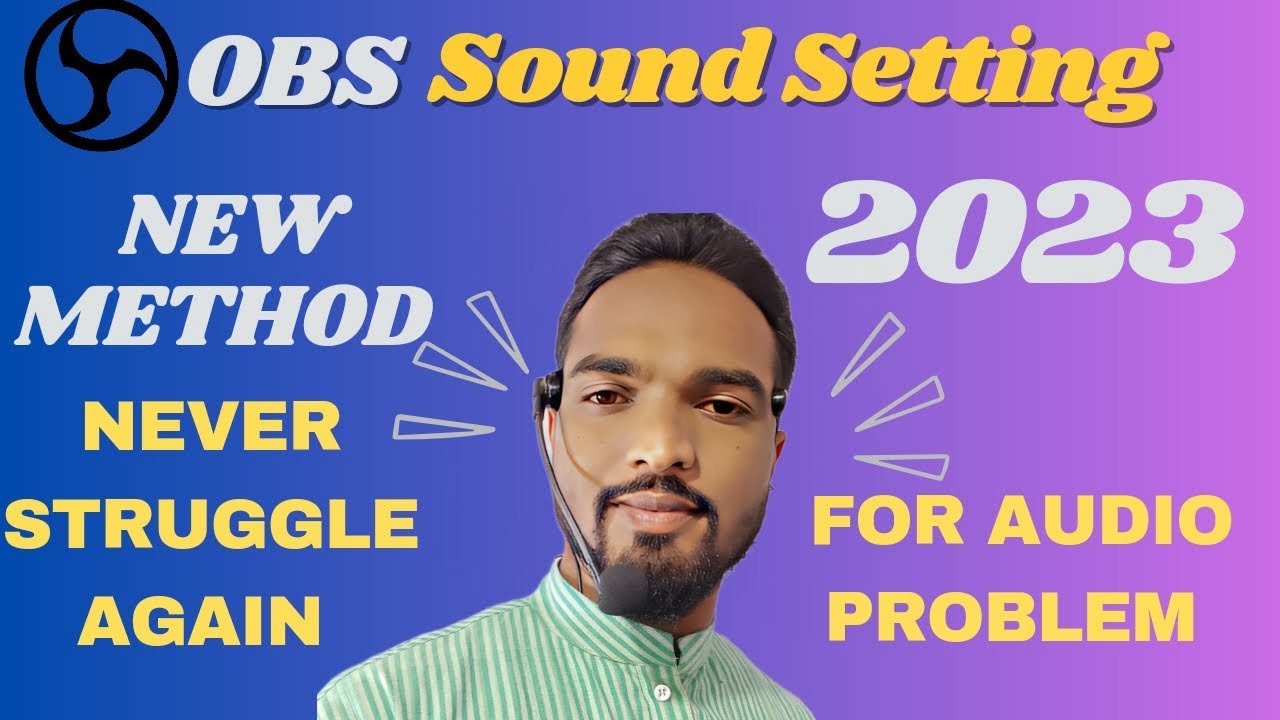 Never Struggle with Sound Again: New OBS Sound Setting Revealed