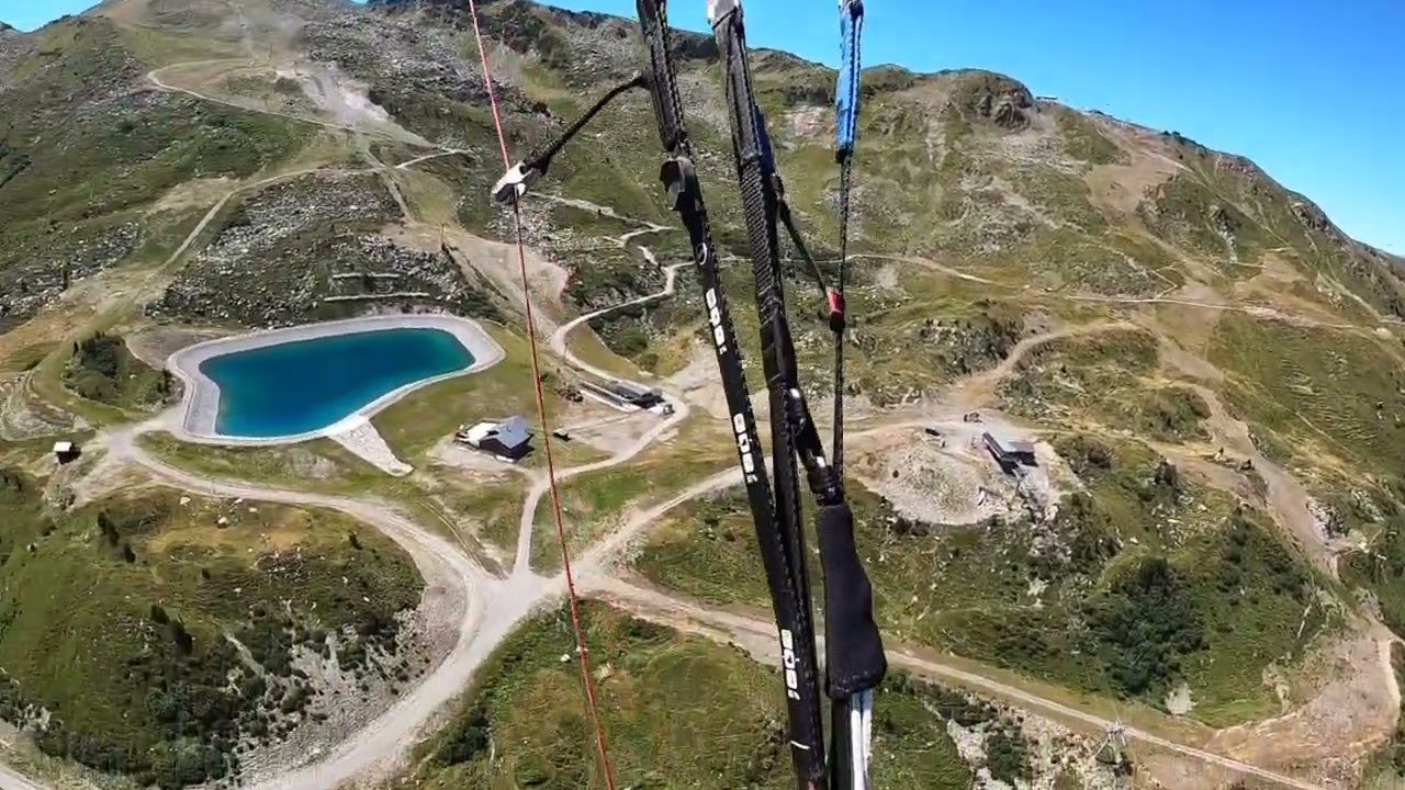 Vol depuis La Tougnète (Méribel)