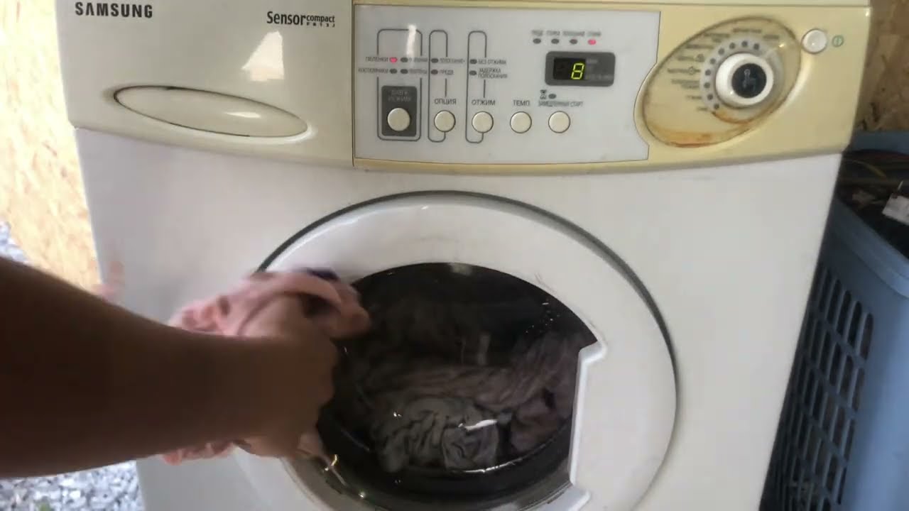 Стирка полотенец/Samsung F813J/Baby режим/Пелёнки 60,800