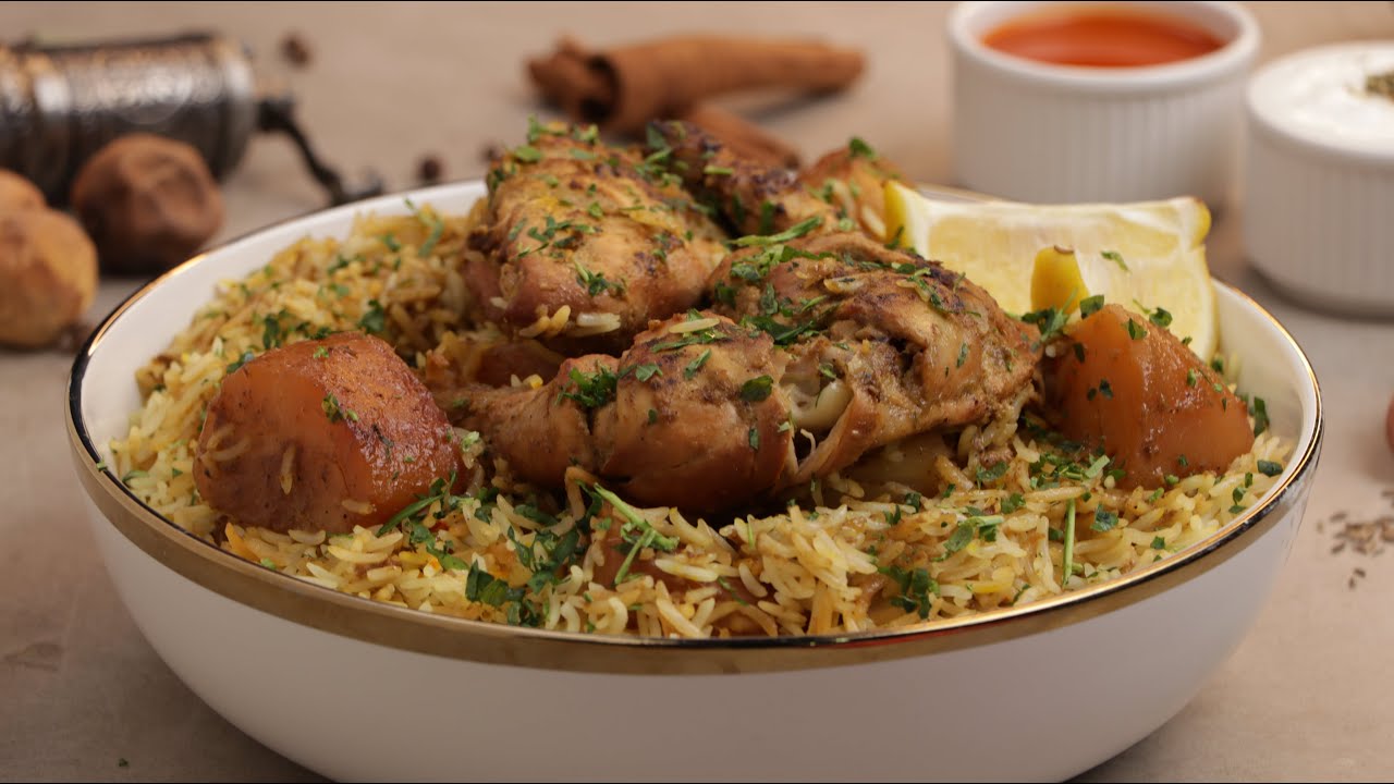 ارز عدني بالدجاج بطريقة سهلة و طعم شهي  🥰 😋