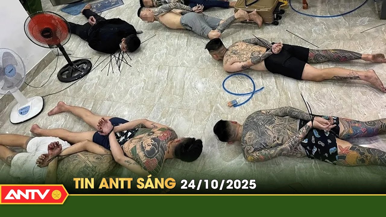 Tin tức an ninh trật tự nóng, thời sự Việt Nam mới nhất 24h sáng 24/10 | ANTV
