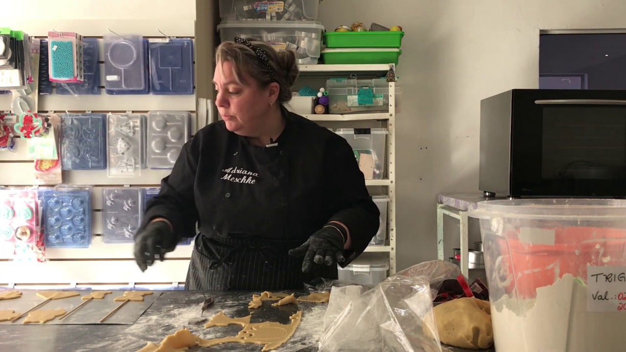 Como fazer um pirulito de biscoito | Adriana Meschke