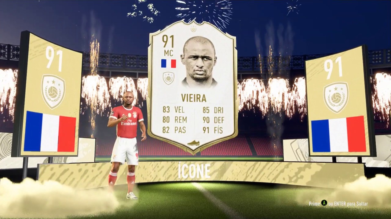 I PACKED VIEIRA IN THE PRIME ICON PACK - FIFA 20
