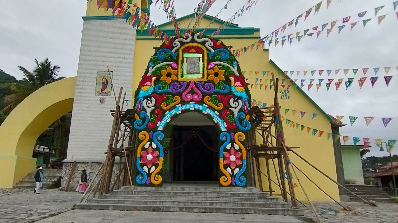 Día de la virgen de Guadalupe, Huehuetla, Puebla. 12 de diciembre de 2024.