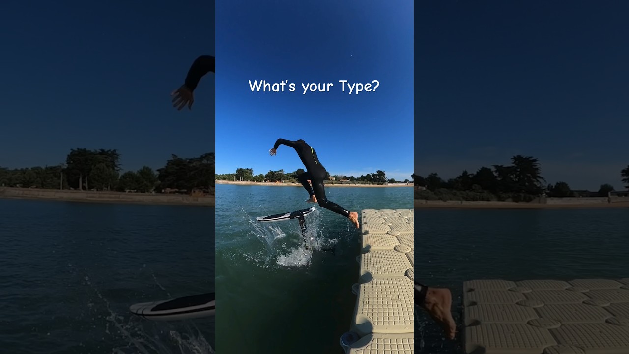 Pump Foil Dock Start - What&rsquo;s Your Type? #shorts #pumpfoil #hydrofoil #surffoil #dockstart