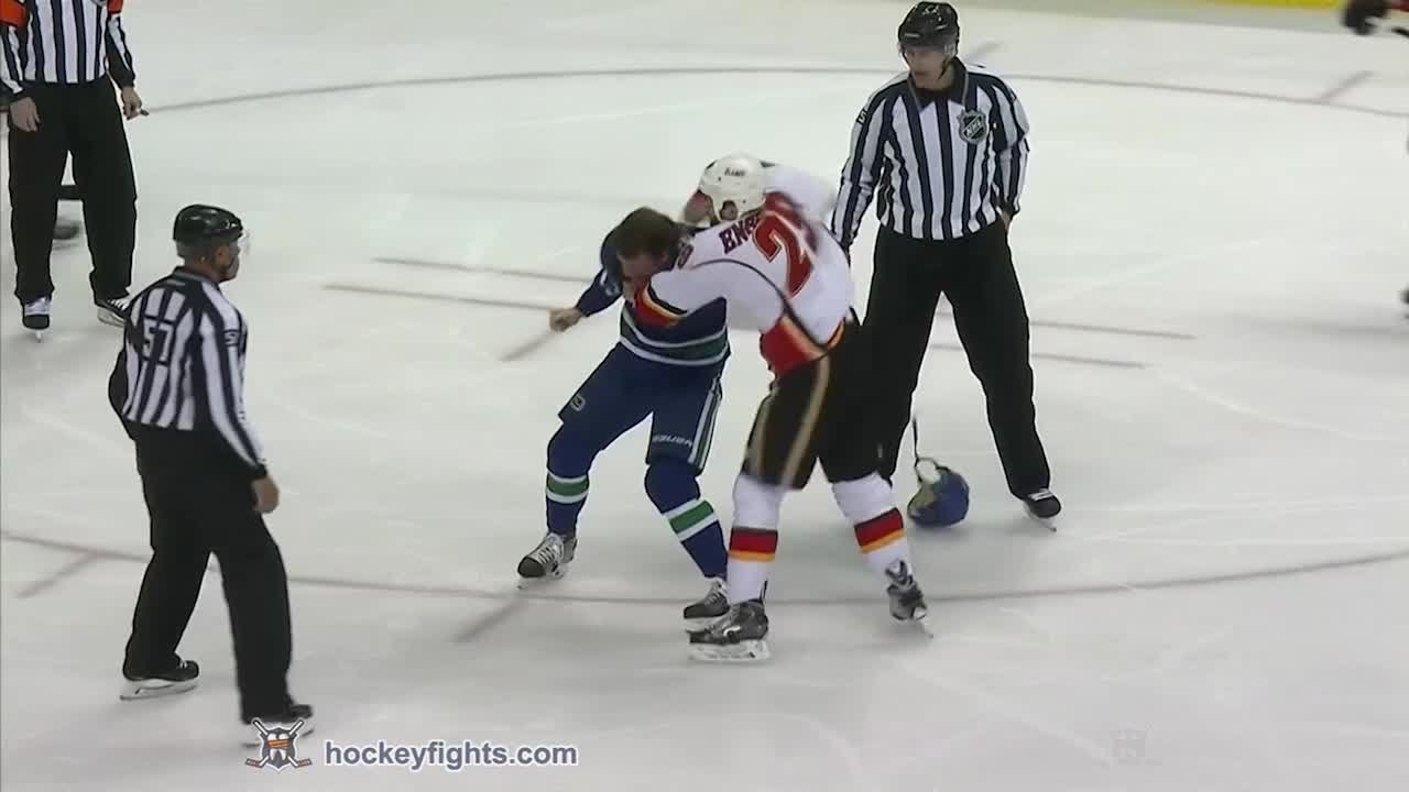 Deryk Engelland vs Derek Dorsett Dec 20, 2014