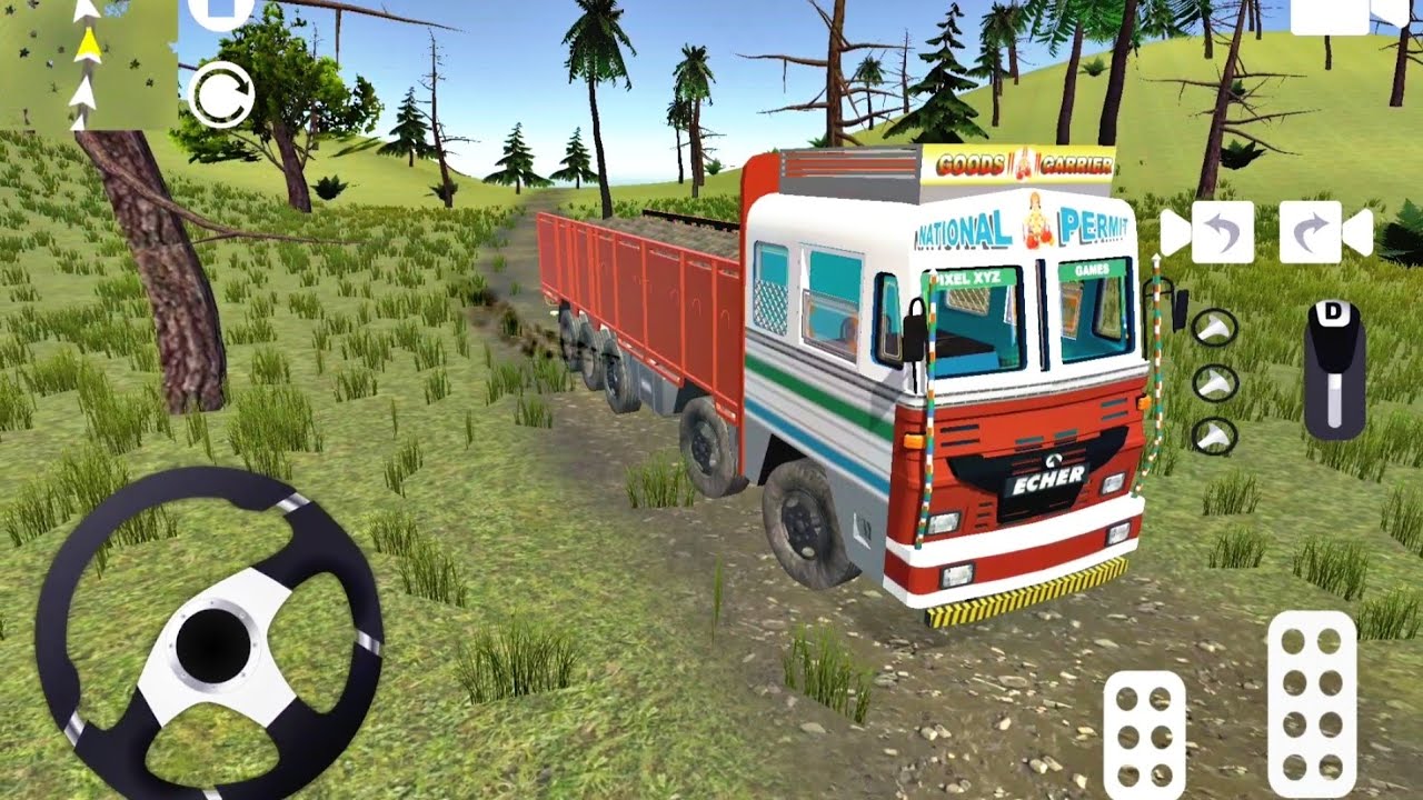 Eicher Truck Extreme Off-Road Driving : Indian Truck Simulator 3D : Truck Game Android Gameplay