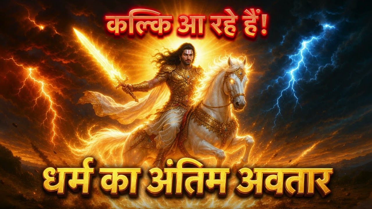 जय श्री हरि | Kalki का आगमन | धर्म की विजय | ऊर्जावान भजन | नया युग शुरू 🚩