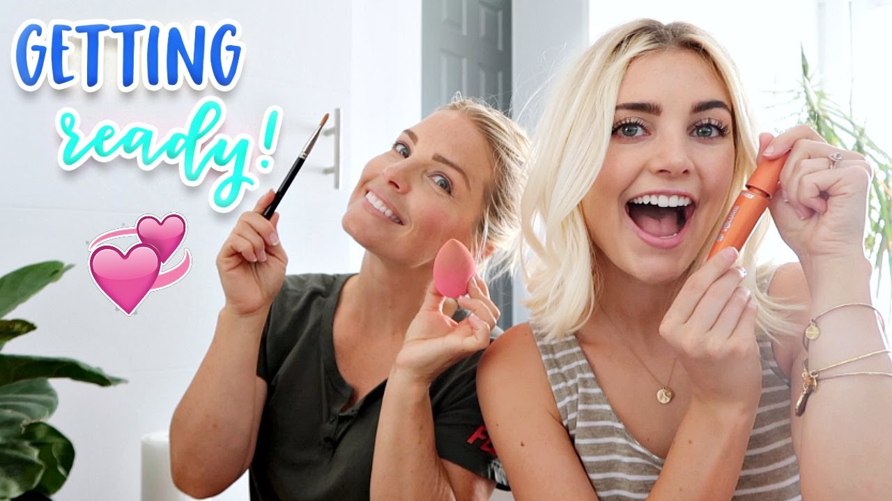 GET READY WITH ME AND MY MOM!