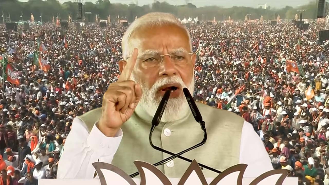 PM Modi's Outstanding Speech at BJP Election Campaign in Kolkata, West Bengal | BJP Public Meeting