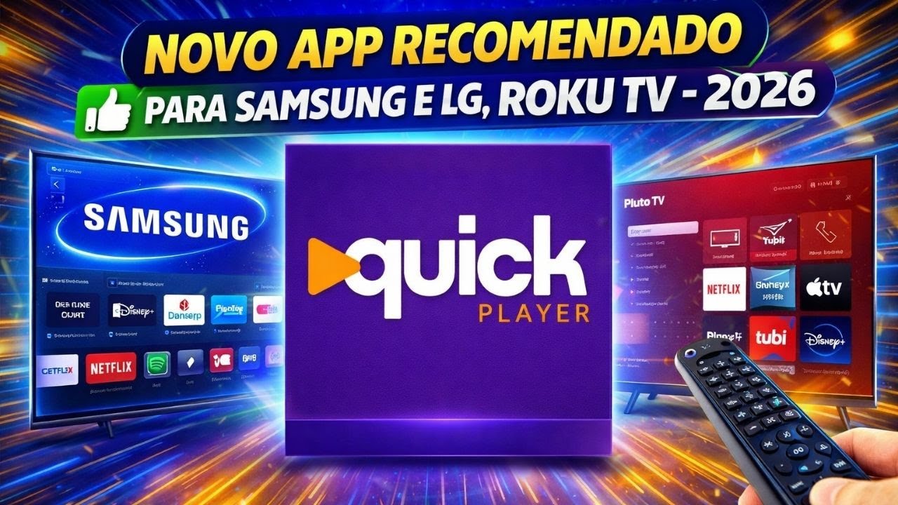 🏆(Recomendado) QUICK PLAYER PARA,LG,SAMSUNG,ROKU - 2026