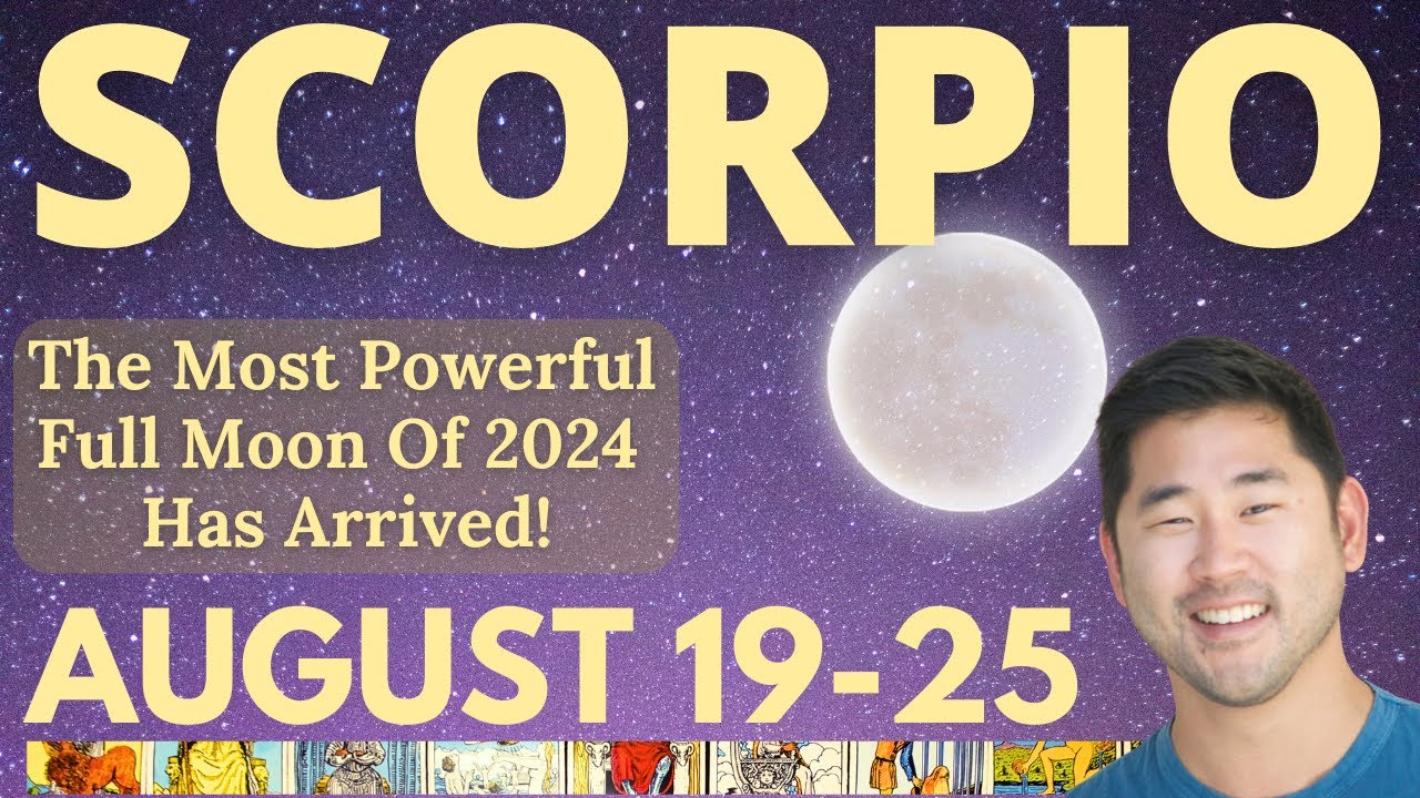 Scorpio - RARE, ONCE-IN-A-LIFETIME SPREAD I’VE NEVER PULLED! August 19-25 Tarot Horoscope