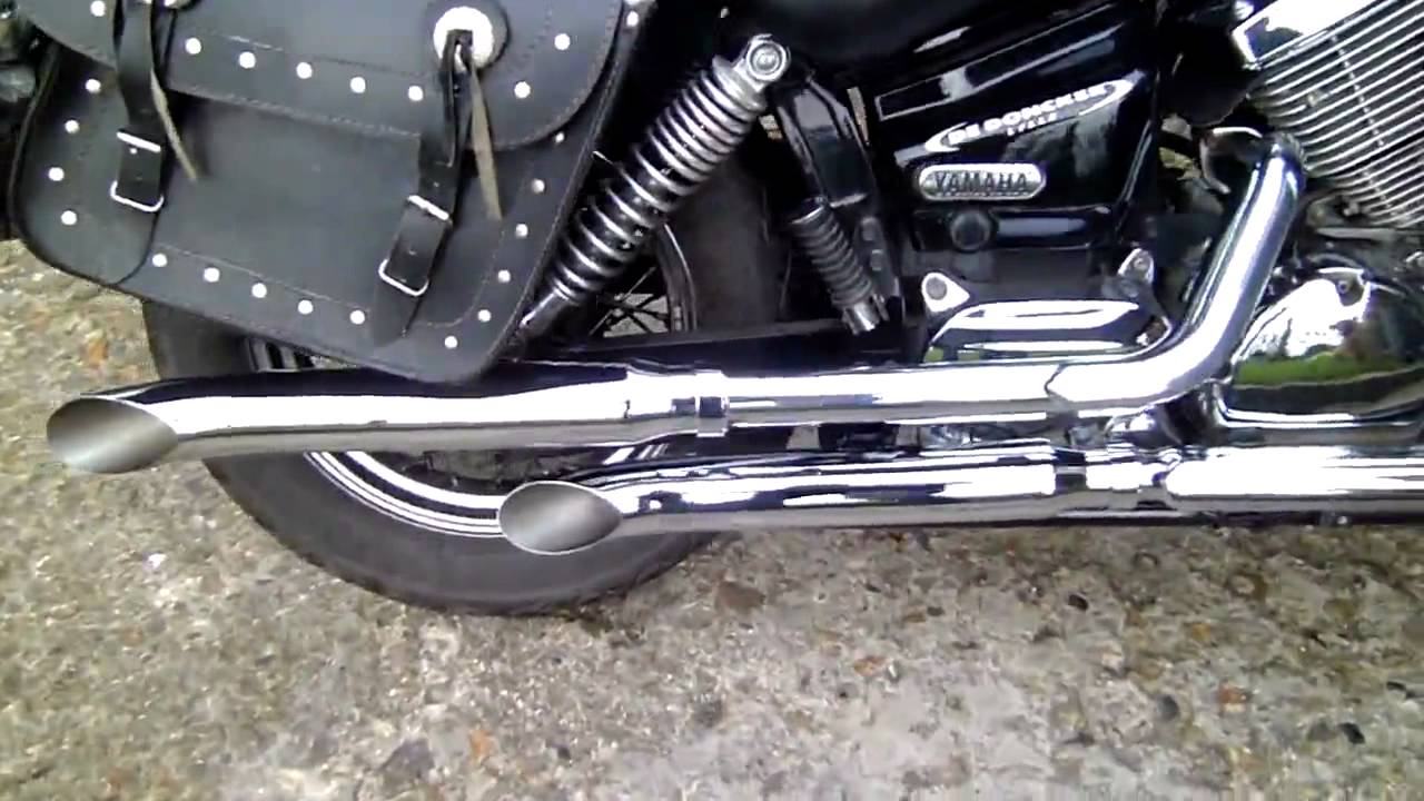 Échappements Turn out sur ma Dragstar 