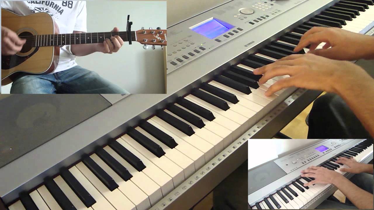 The Fray - Never Say Never Cover (Piano, Guitar)