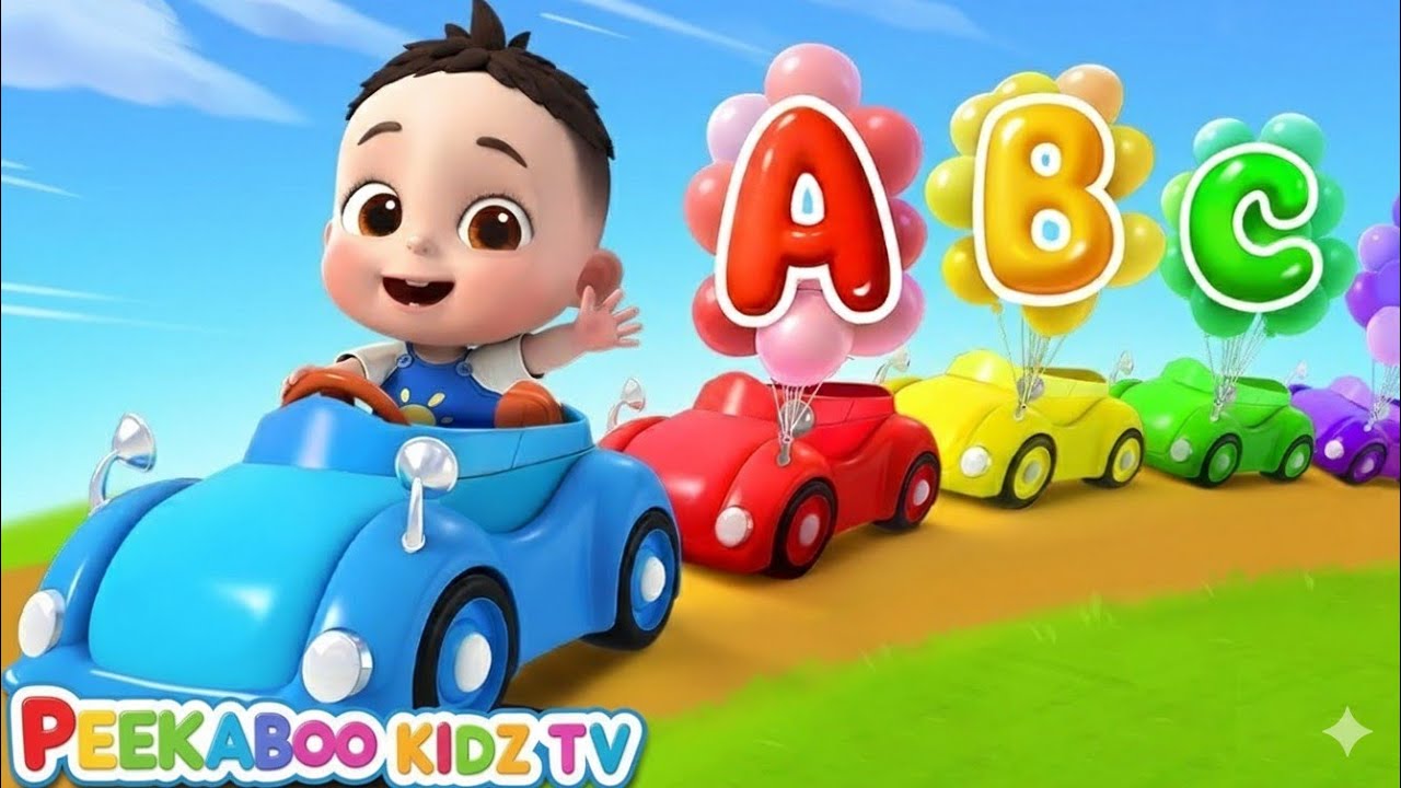 ABC Song with Vehicles | Alphabet Learning for Babies & Toddlers | PEEKABOO KIDZ TV | Cocomelon