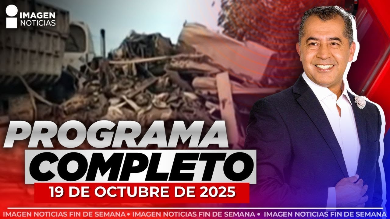 Imagen Noticias Fin de Semana con Enrique Sánchez | Programa completo 19 de octubre de 2025