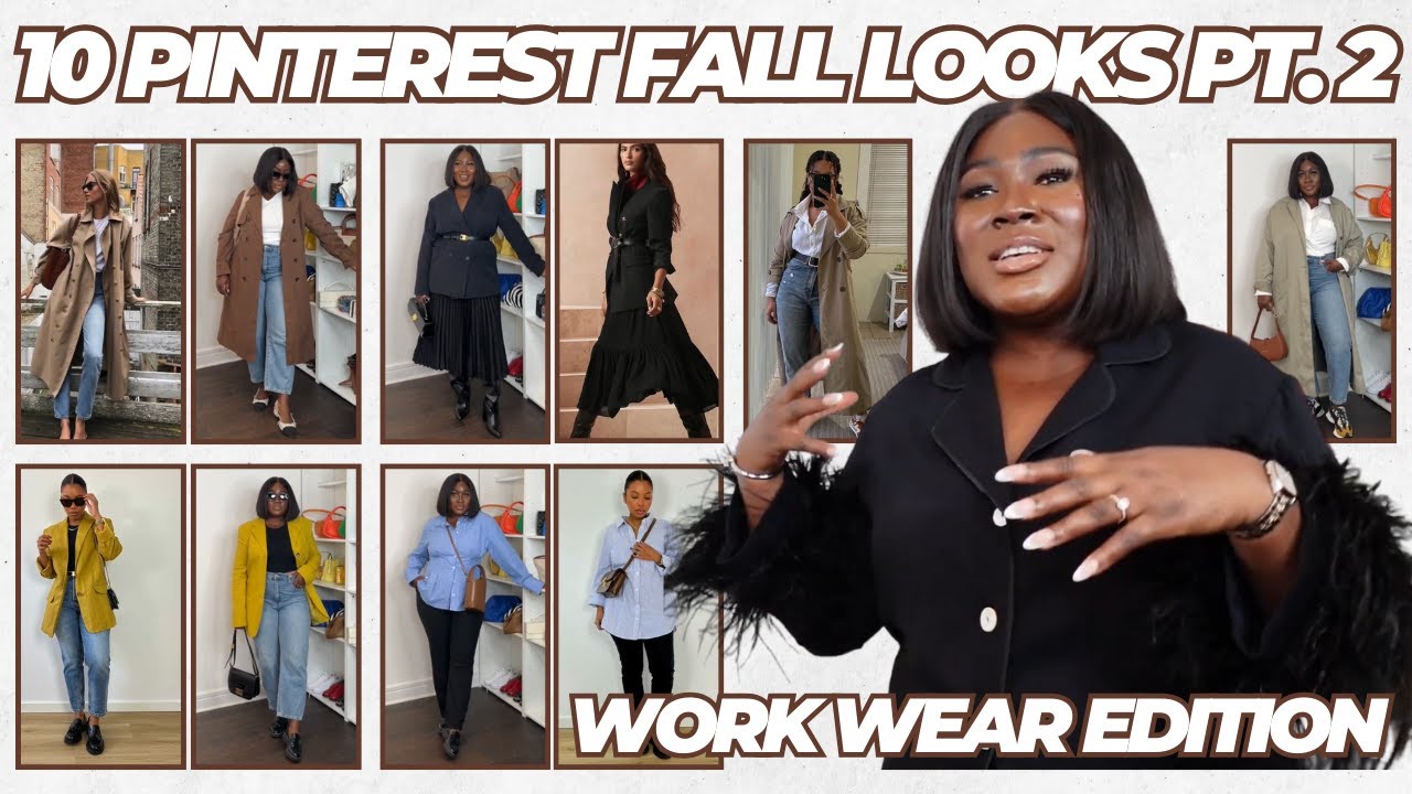 Part 2: Recreating Pinterest Fall Work Outfits | How to Style Corporate Wear & Business Casual Looks