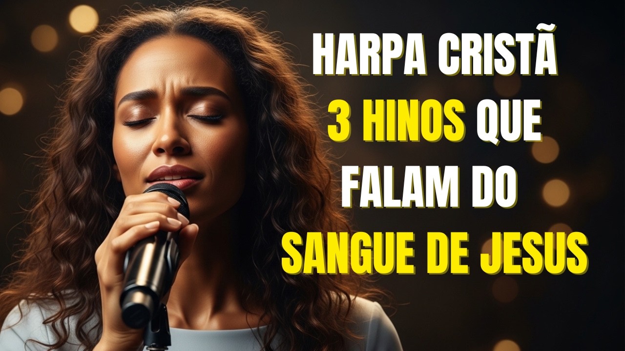 3 Hinos da Harpa Cristã Sobre o Sangue de Jesus| Há Poder no Sangue | Só o Sangue Pode Libertar