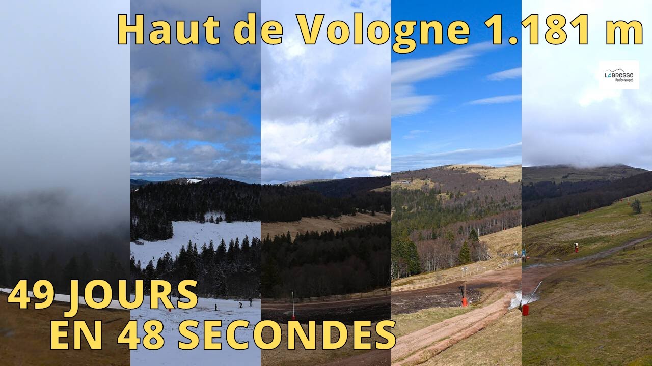 La Bresse Hohneck ⏩ Timelapse 49 jours