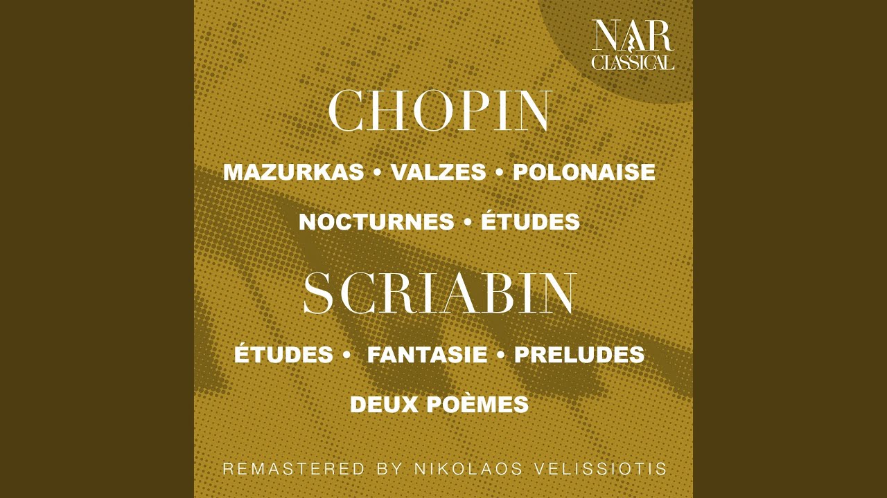 Mazurkas, Op.67 No.4, IFC 58: IV. Moderato animato (A Minor)