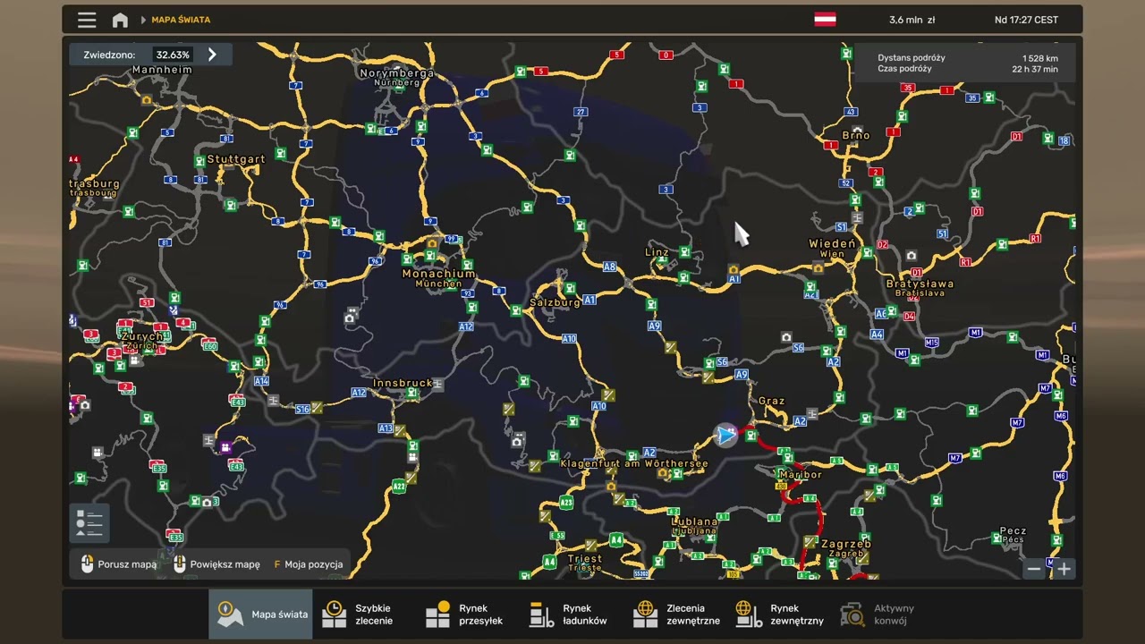 ETS2 — Но переработка стран Бенилюкса и Великобритании в рамках продвижения на восток.