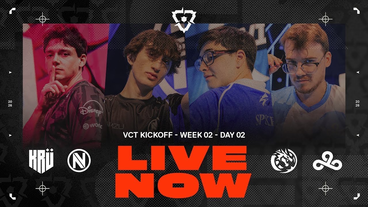 ENVY vs KRU - VCT Americas 26 Kickoff - Middle Bracket - LIVE Watch Party